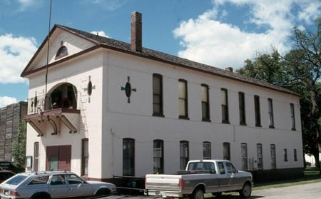 Color image of Ada Village Hall, c.1998.
